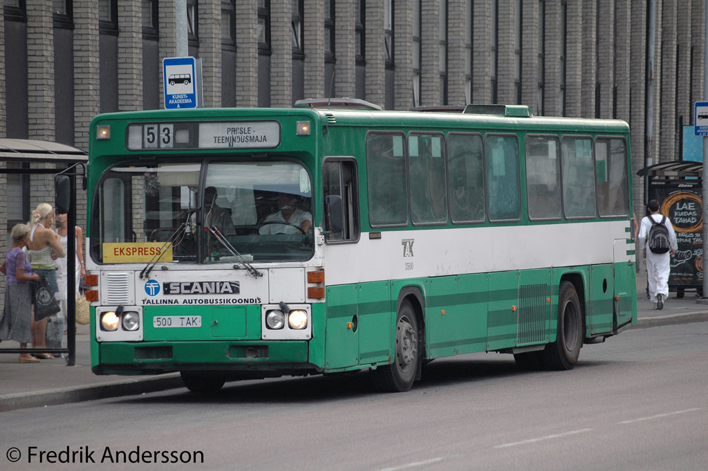 Tallinn, Scania CR112 № 3500