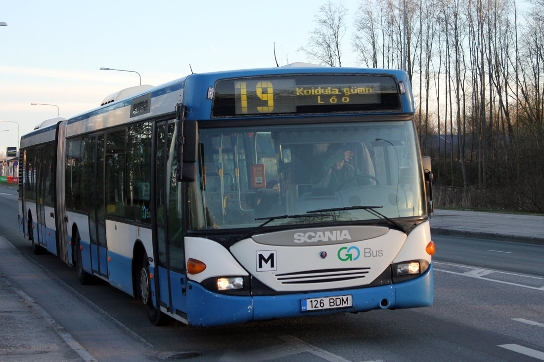 Pärnu, Scania OmniCity CN94UA 6X2 № 126 BDM