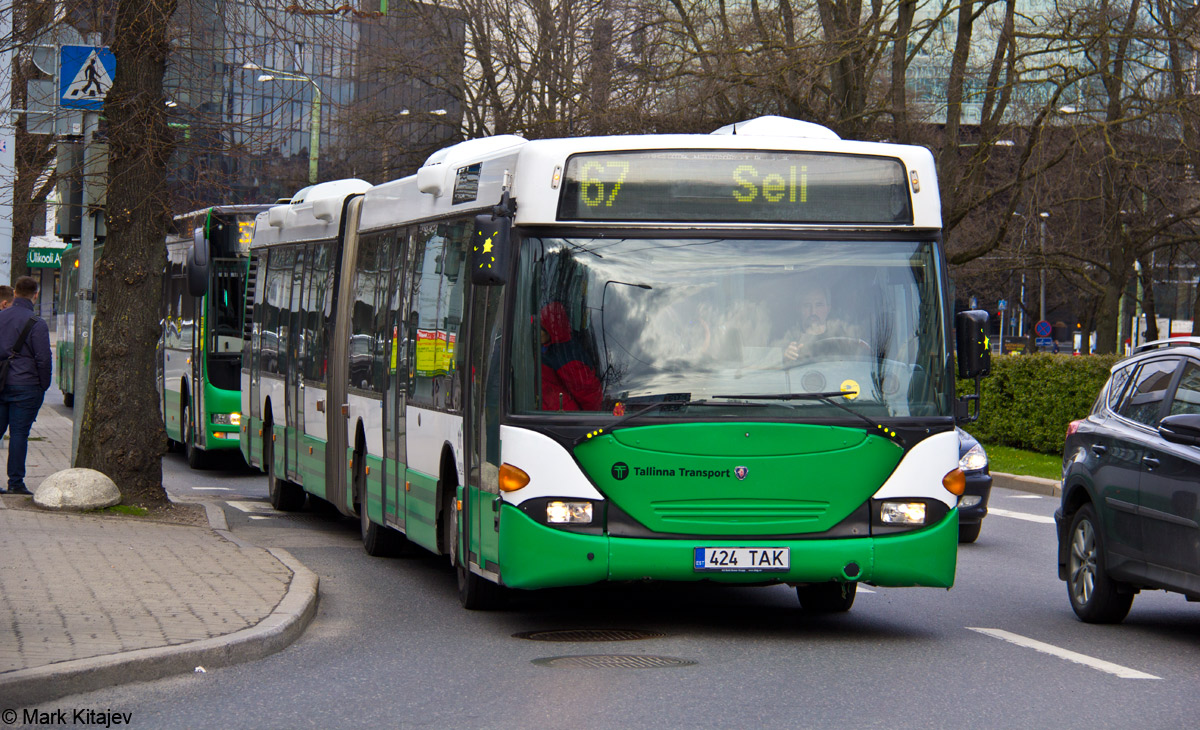 Tallinn, Scania OmniCity CN94UA 6X2 № 3424