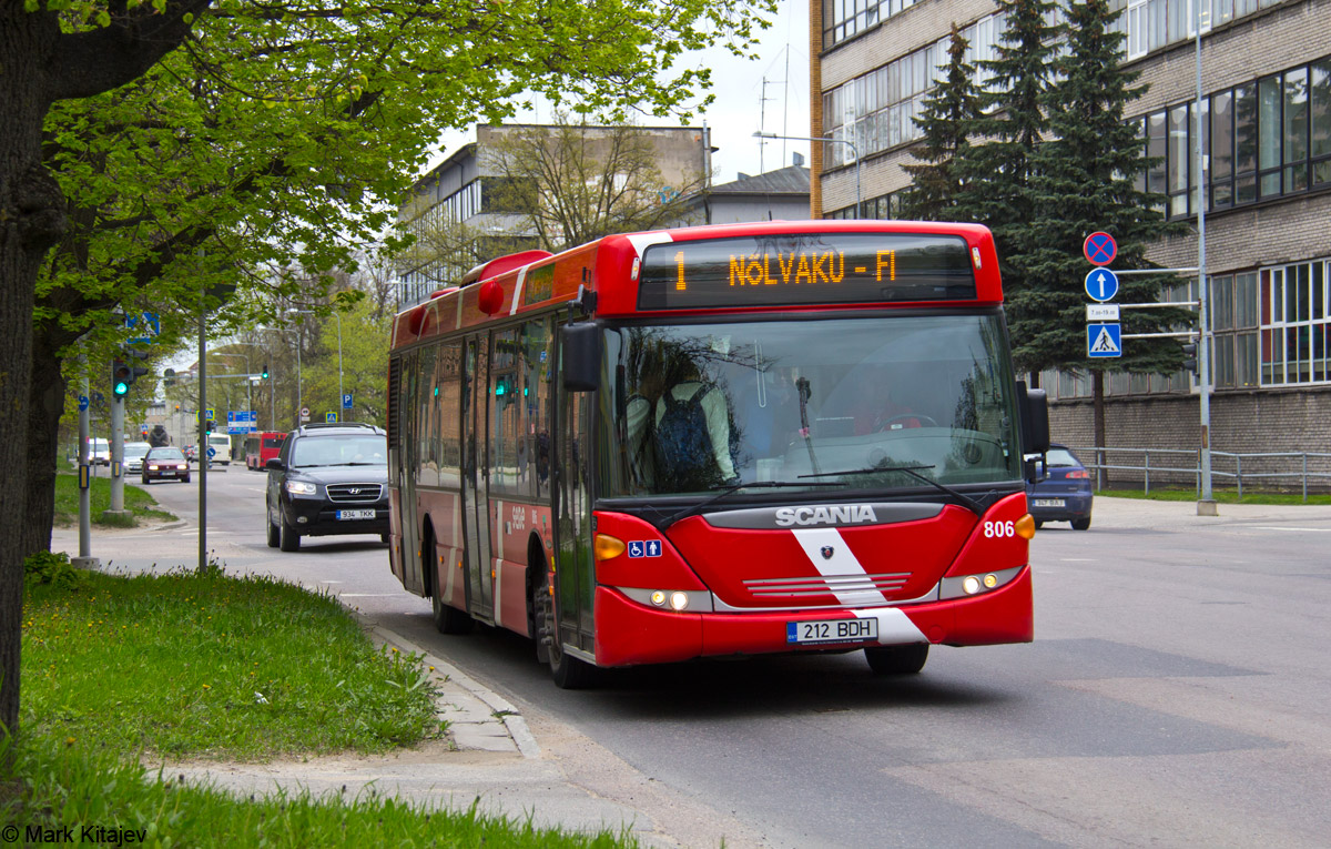 Tartu, Scania OmniCity CN230UB 4X2EB № 806