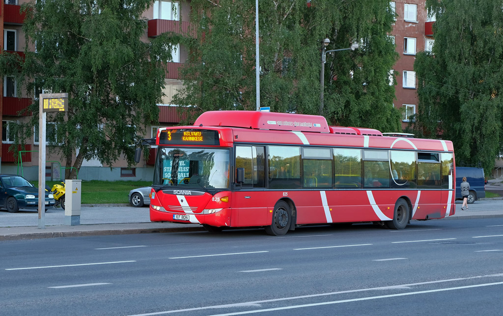 Tartu, Scania OmniCity CN270UB 4X2EB CNG № 825