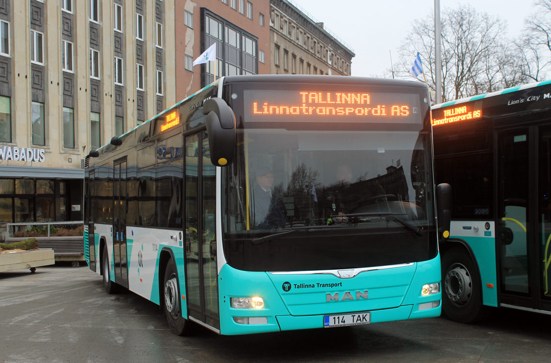 Tallinn, MAN A78 Lion's City LE EL293 № 1114
Tallinn — MAN busside III partii linnaliinide tarbeks (normaal- ja liigendbussid) 	