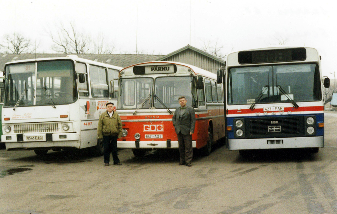 Pärnu, Scania CR111M № 647 ADI
Pärnu, Van Hool Jumbo 160 № 423 FAR