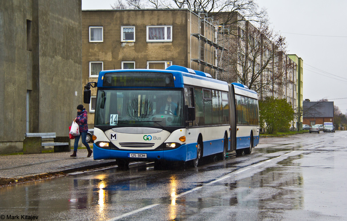 Pärnu, Scania OmniCity CN94UA 6X2 № 125 BDM