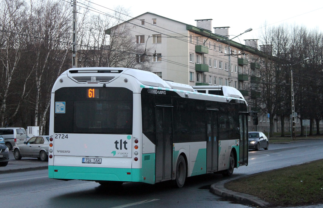 Tallinn, Volvo 7900 Hybrid № 2724
