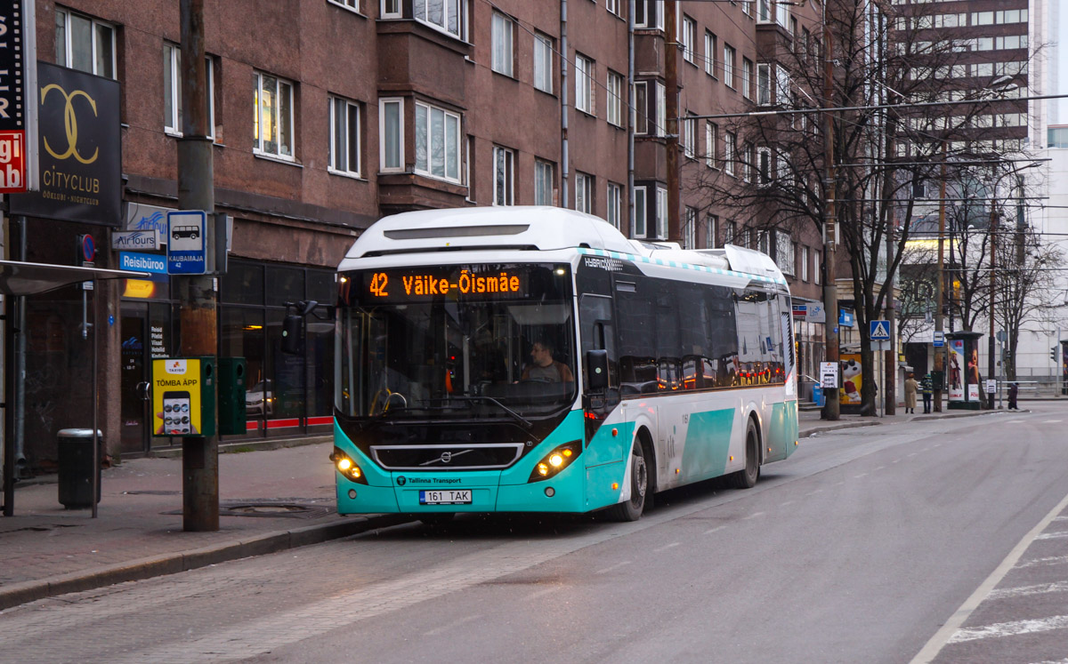 Tallinn, Volvo 7900 Hybrid № 1161
Tallinn — 6. ja 7. trolliliini sulgemine ning 42. ja 43. liini avamine