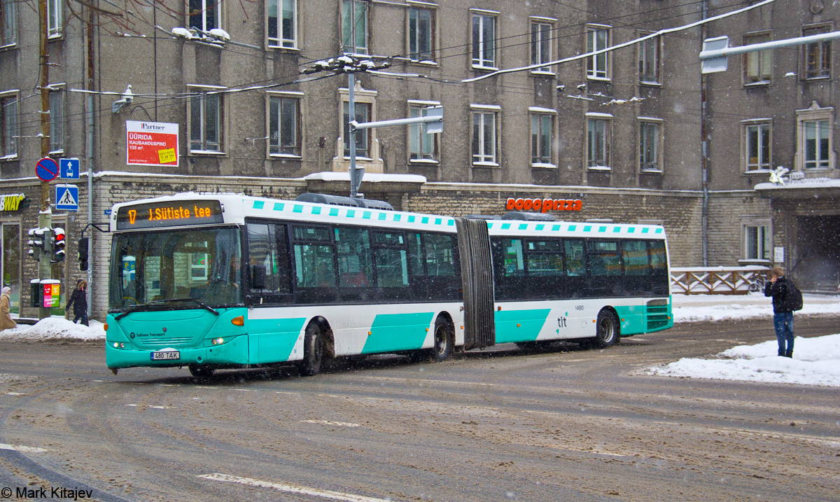 Tallinn, Scania OmniLink CK310UA 6X2LB № 1480