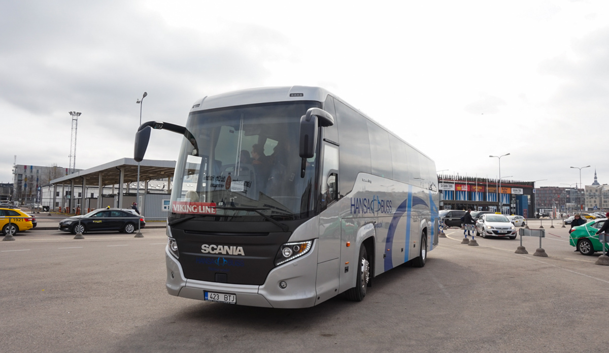 Tallinn, Scania Touring HD (Higer A80T) № 423 BTJ