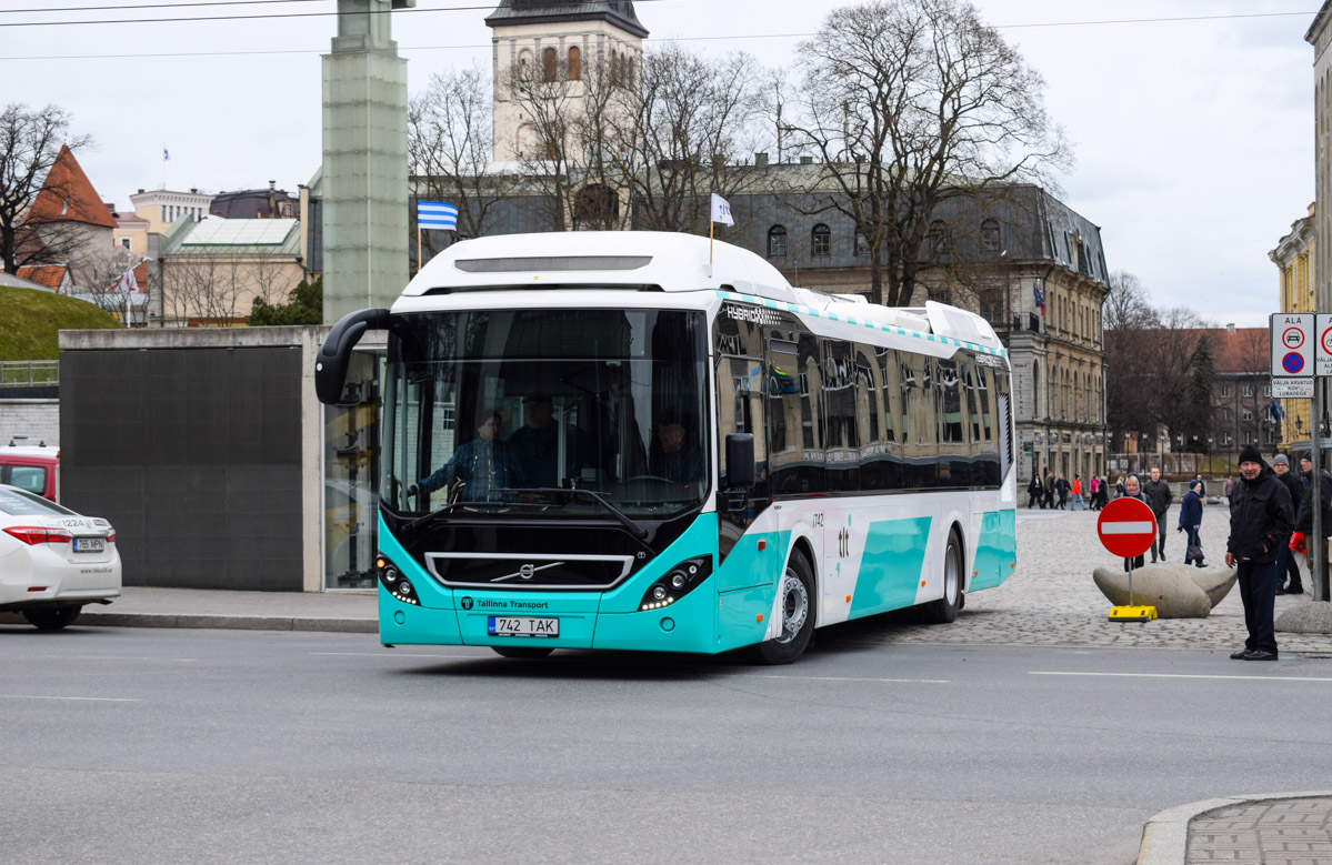 Tallinn, Volvo 7900 Hybrid № 1742
Tallinn — Volvo 7900 Hybrid busside II partii saabumised