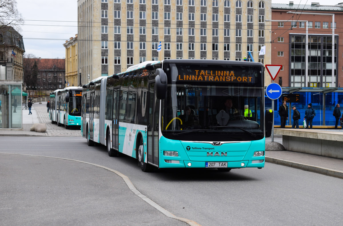 Tallinn, MAN A40 Lion's City GL NG323 № 3207
Tallinn — MAN busside V partii linnaliinide tarbeks (normaal- ja liigendbussid) 