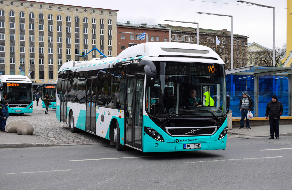 Tallinn, Volvo 7900 Hybrid № 2181
Tallinn — Volvo 7900 Hybrid busside II partii saabumised
