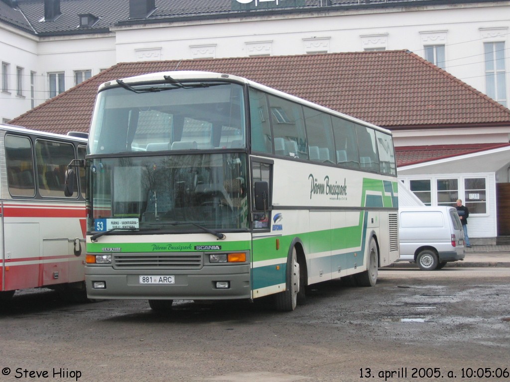 Pärnu, Berkhof Excellence 2000HL № 881 ARC