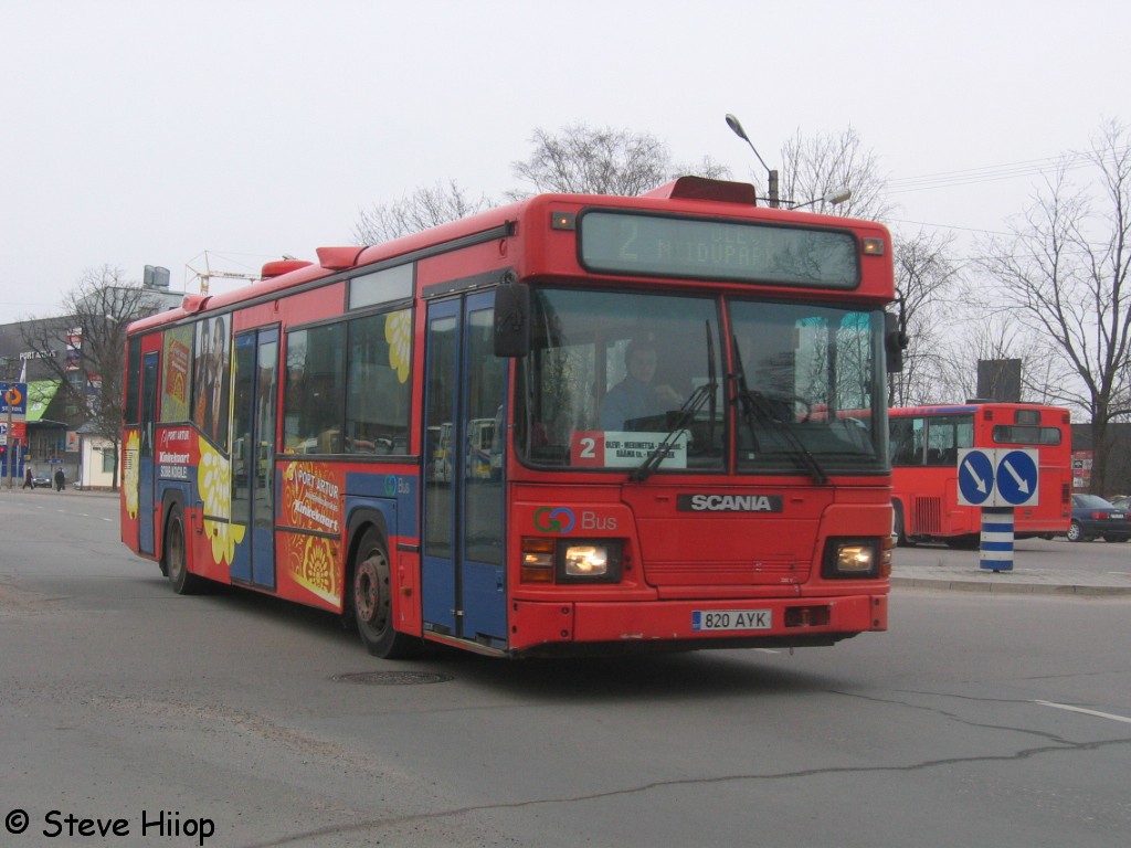 Pärnu, Scania CN113CLL MaxCi № 820 AYK