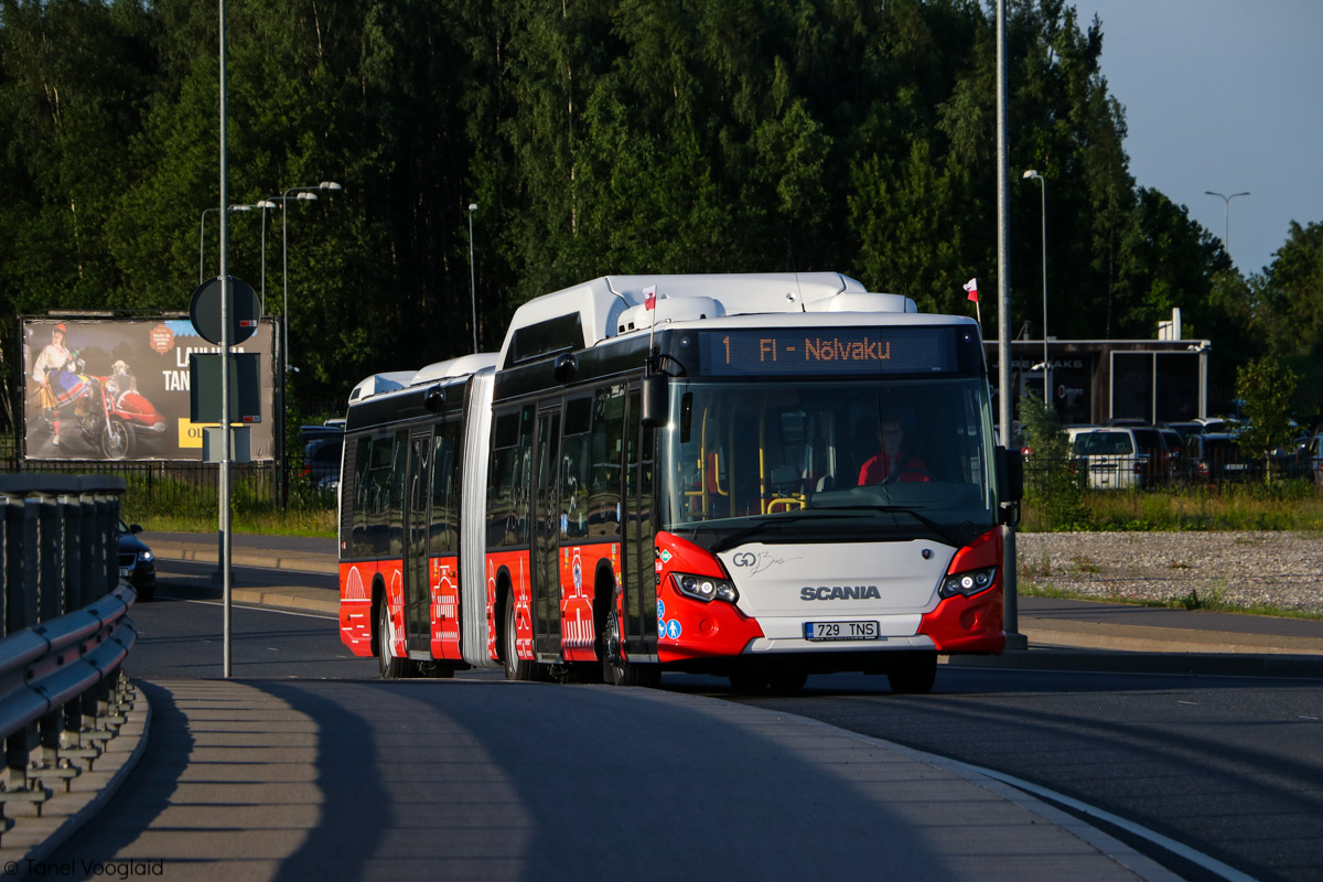 Tartu, Scania Citywide LFA CNG № 729
Tartu — Linnaliinide gaasibussid