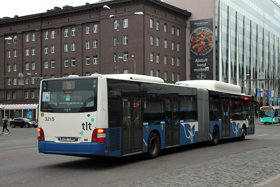 Tallinn, MAN A23 Lion's City G NG313 CNG № 3215