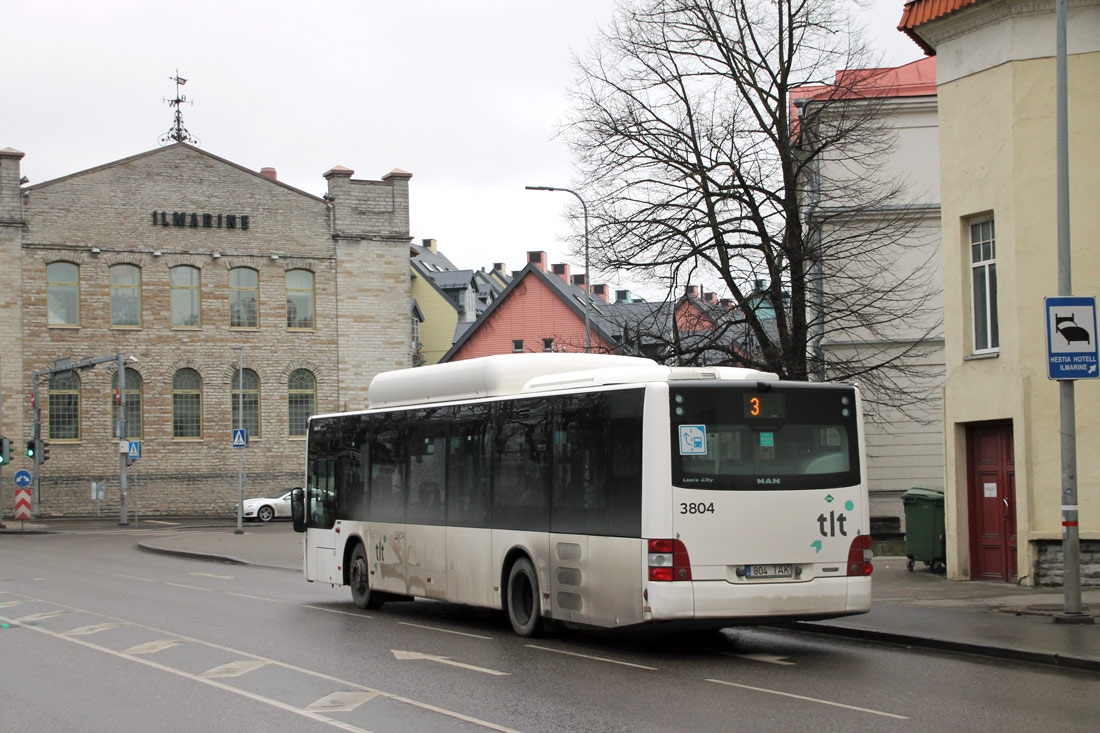 Tallinn, MAN A21 Lion's City NL313 CNG № 3804
