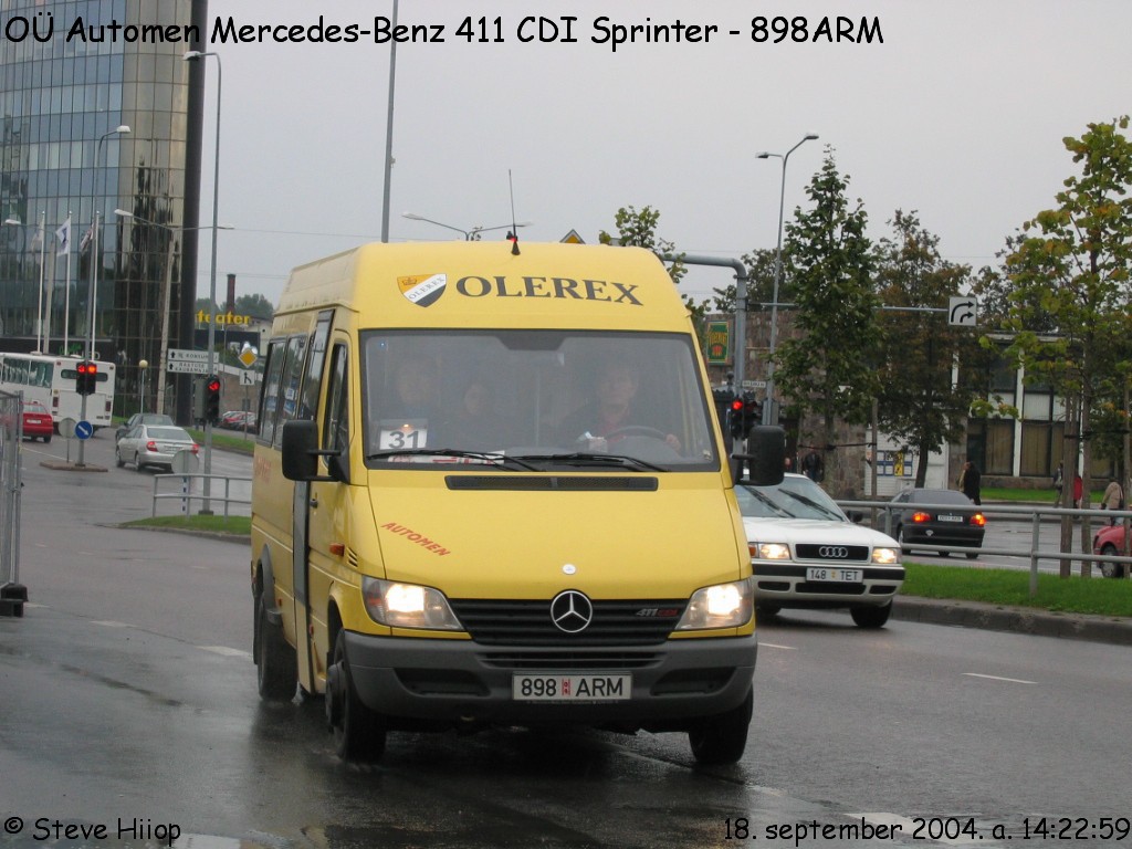 Tartu, Mercedes-Benz Sprinter 411CDI № 898 ARM