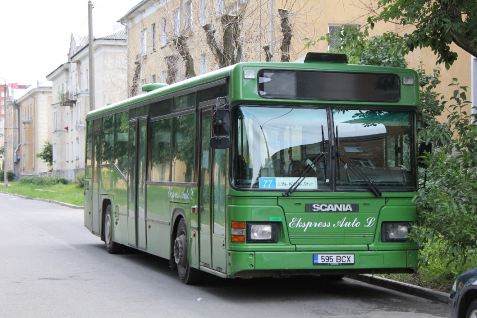 Kohtla-Järve, Scania N113CLL MaxCi № 595 BCX