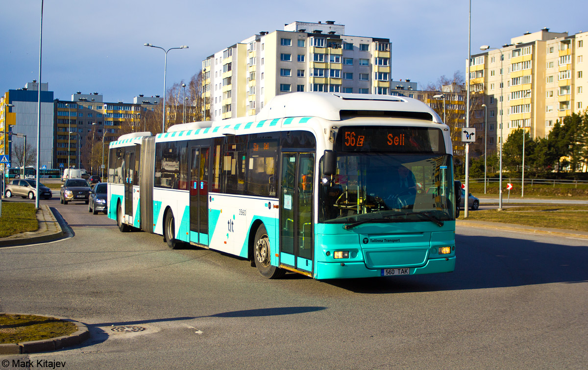 Tallinn, Volvo 7500 № 3560