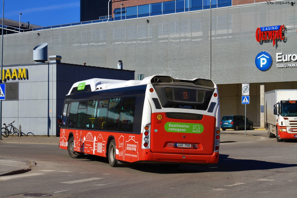 Tartu, Scania Citywide LF CNG № 449