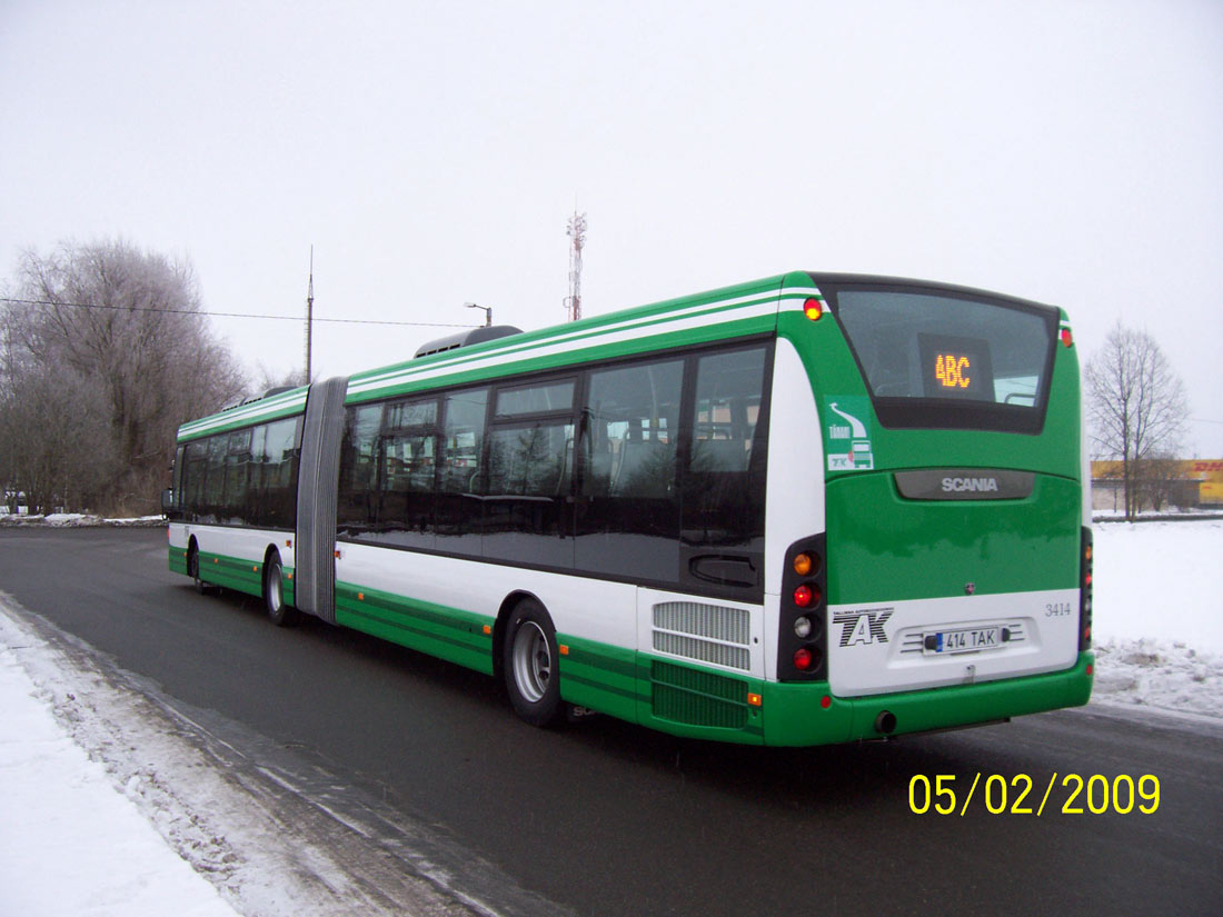 Tallinn, Scania OmniLink CK310UA 6X2LB № 3414