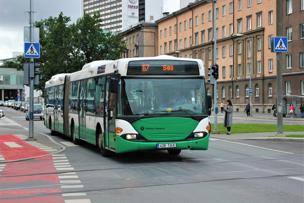 Tallinn, Scania OmniCity CN94UA 6X2 № 3428
