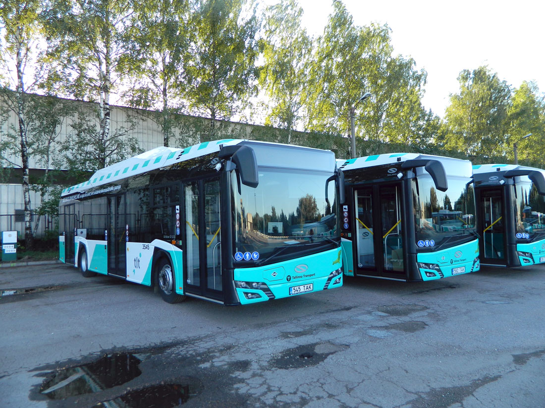 Tallinn, Solaris Urbino IV 12 CNG № 3545
Tallinn — Esimesed Solarise gaasibussid (TLT)