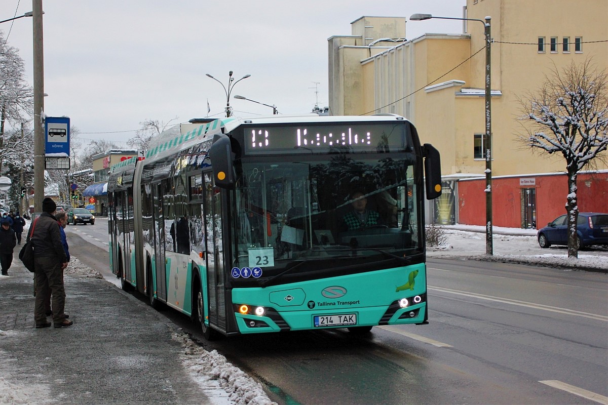 Tallinn, Solaris Urbino IV 18 CNG № 1214