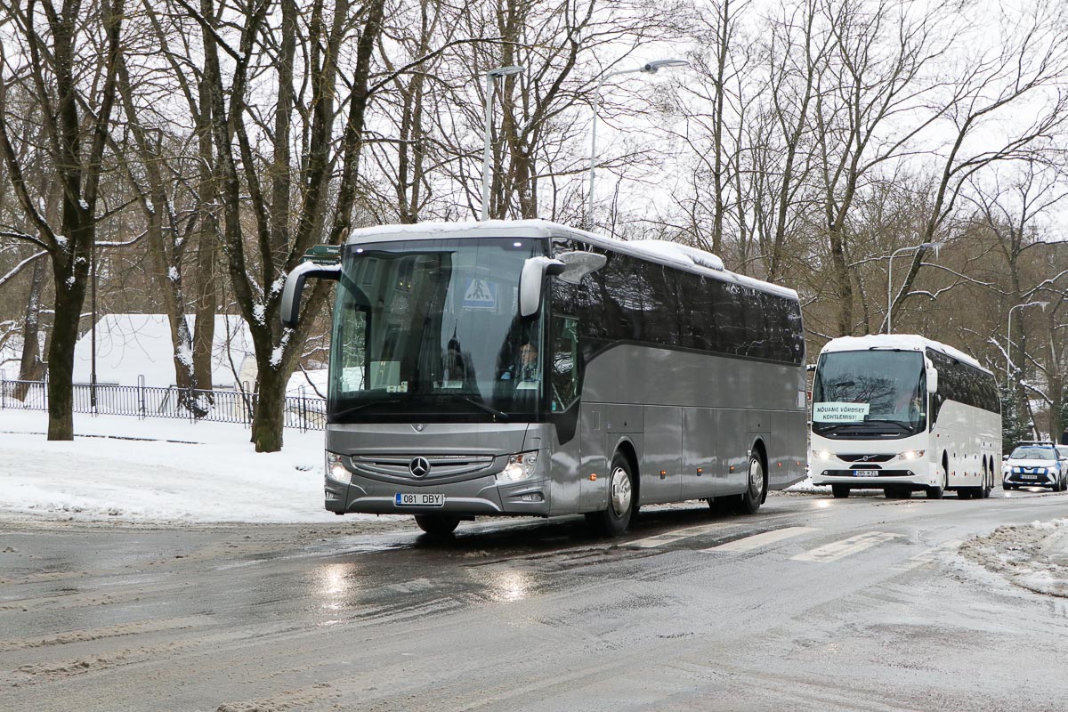Tallinn, Mercedes-Benz Tourismo 15RHD-III № 081 DBY
Protestiaktsioon Toompeal