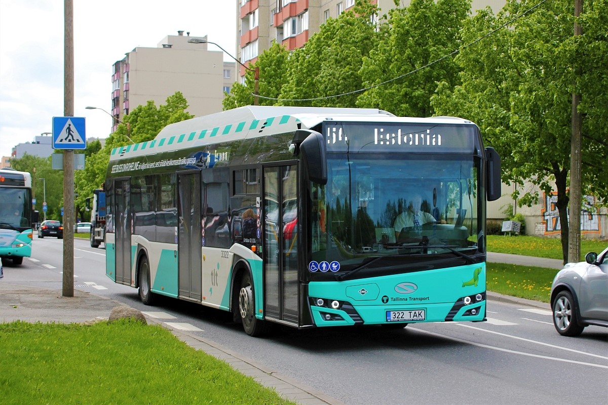 Tallinn, Solaris Urbino IV 12 CNG № 3322