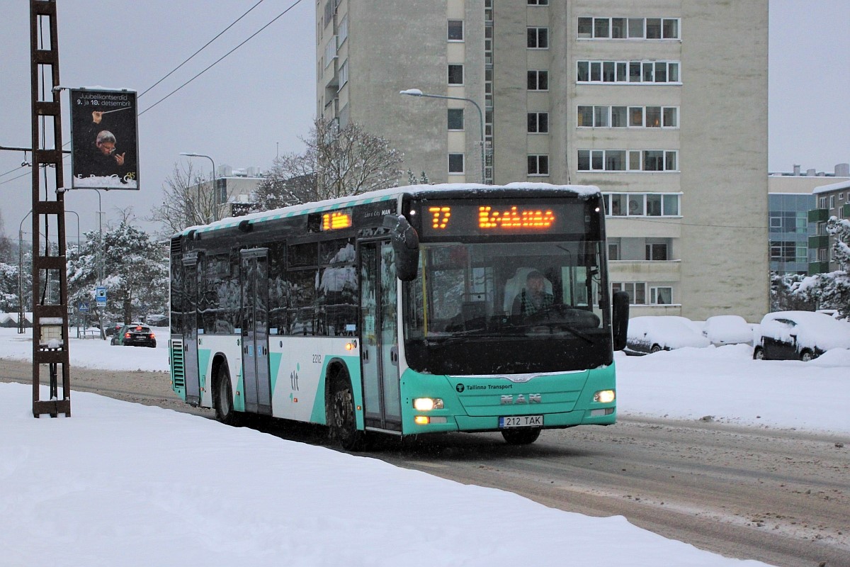 Tallinn, MAN A78 Lion's City LE EL293 № 2212