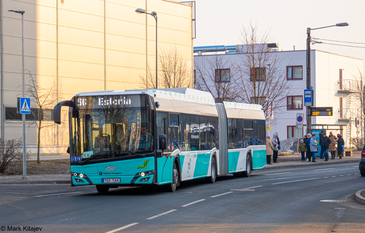 Tallinn, Solaris Urbino IV 18 CNG № 3703
