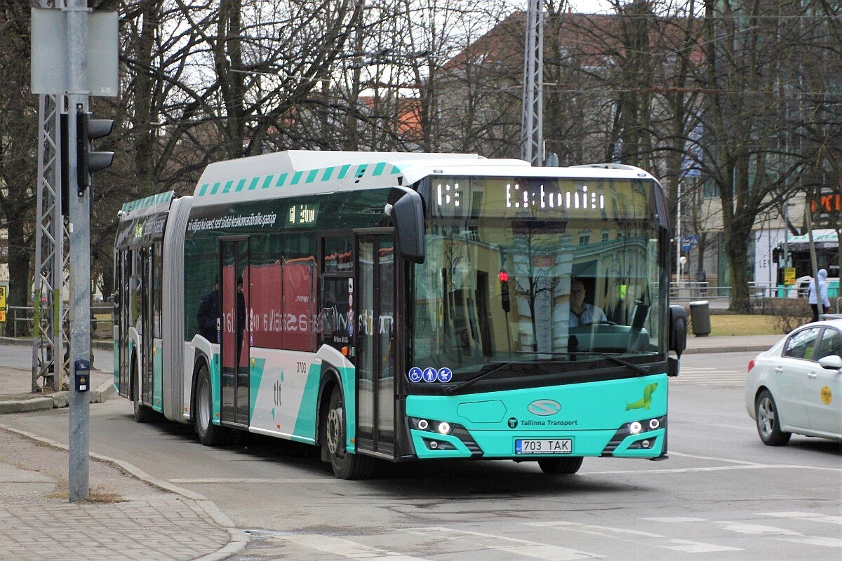 Tallinn, Solaris Urbino IV 18 CNG № 3703