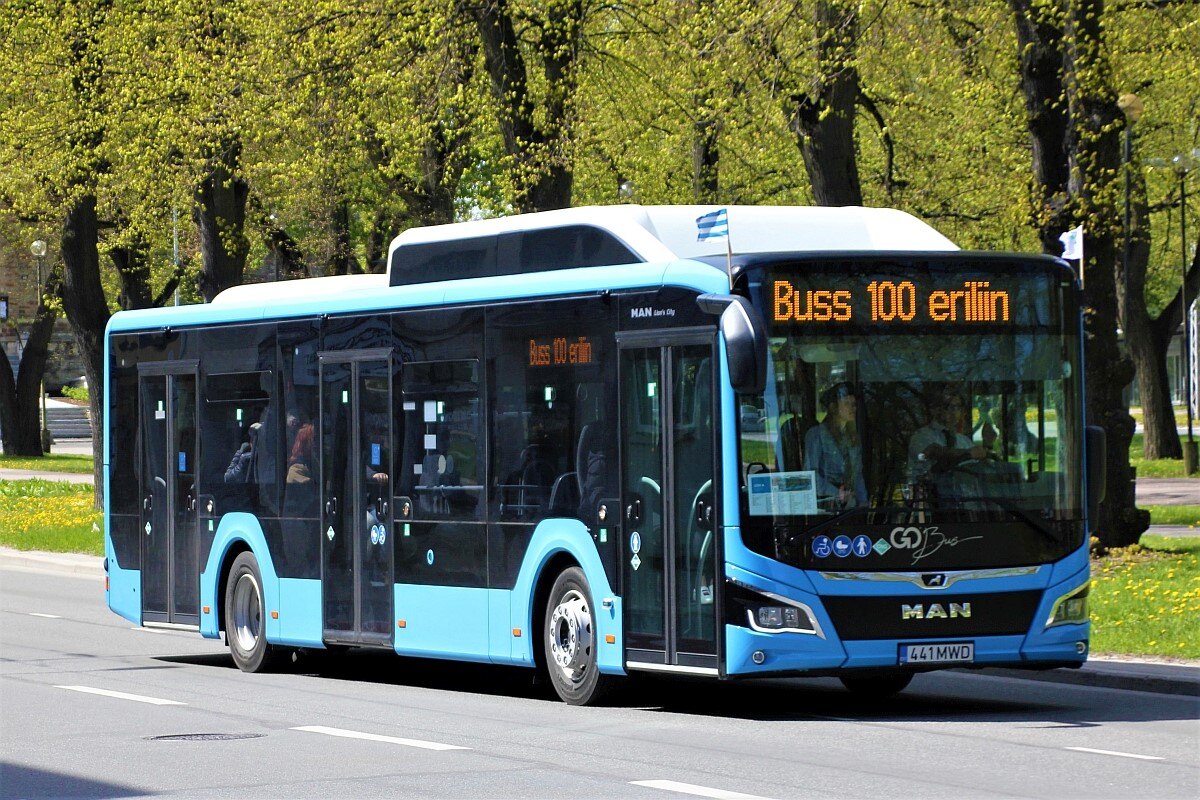 Tartu, MAN 12C Lion's City 12 G NL280 № 441 MWD
Tallinn — 100. aastapäev Tallinna bussiliikluses