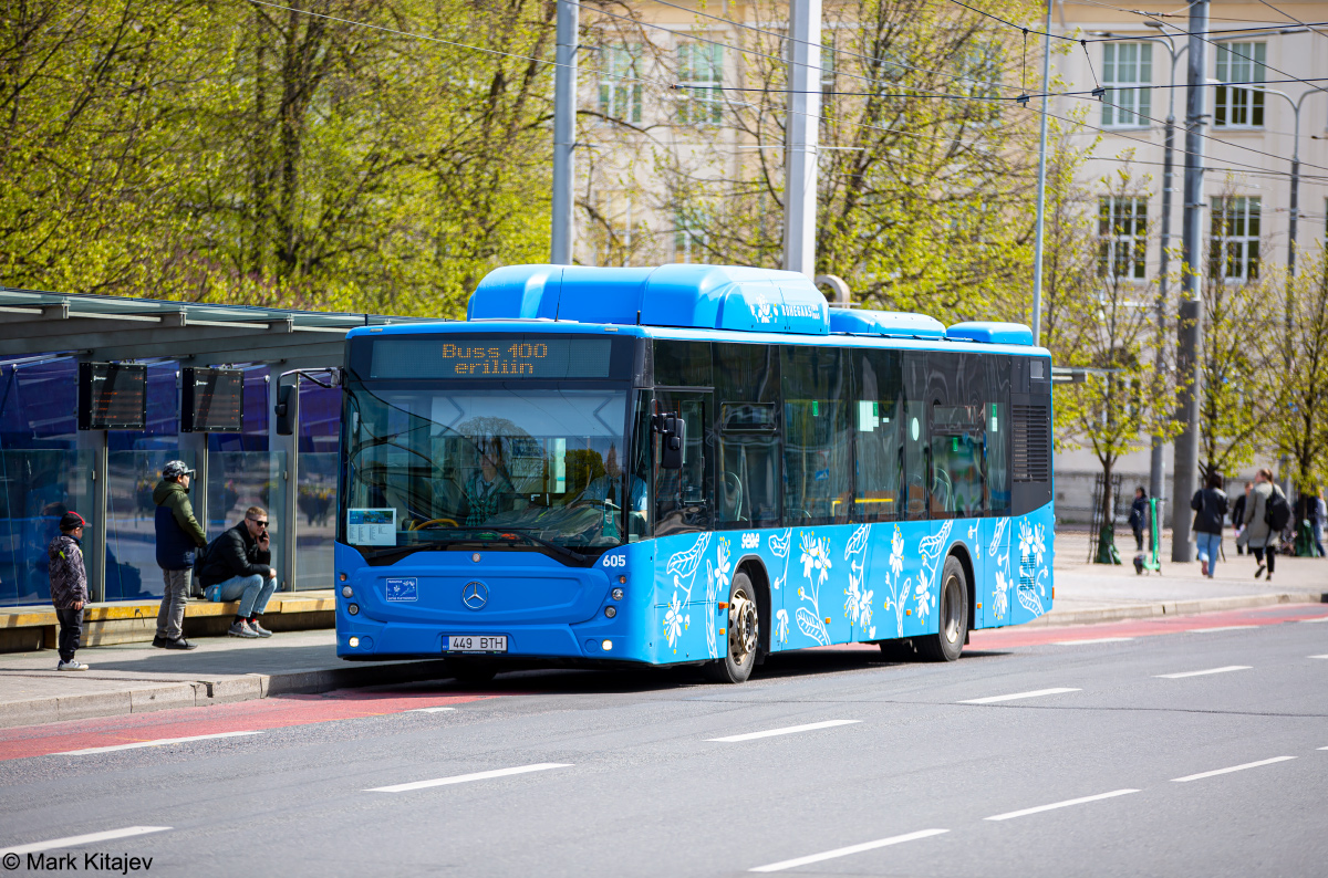 Pärnu, Mercedes-Benz Conecto NGT № 605
Tallinn — 100. aastapäev Tallinna bussiliikluses