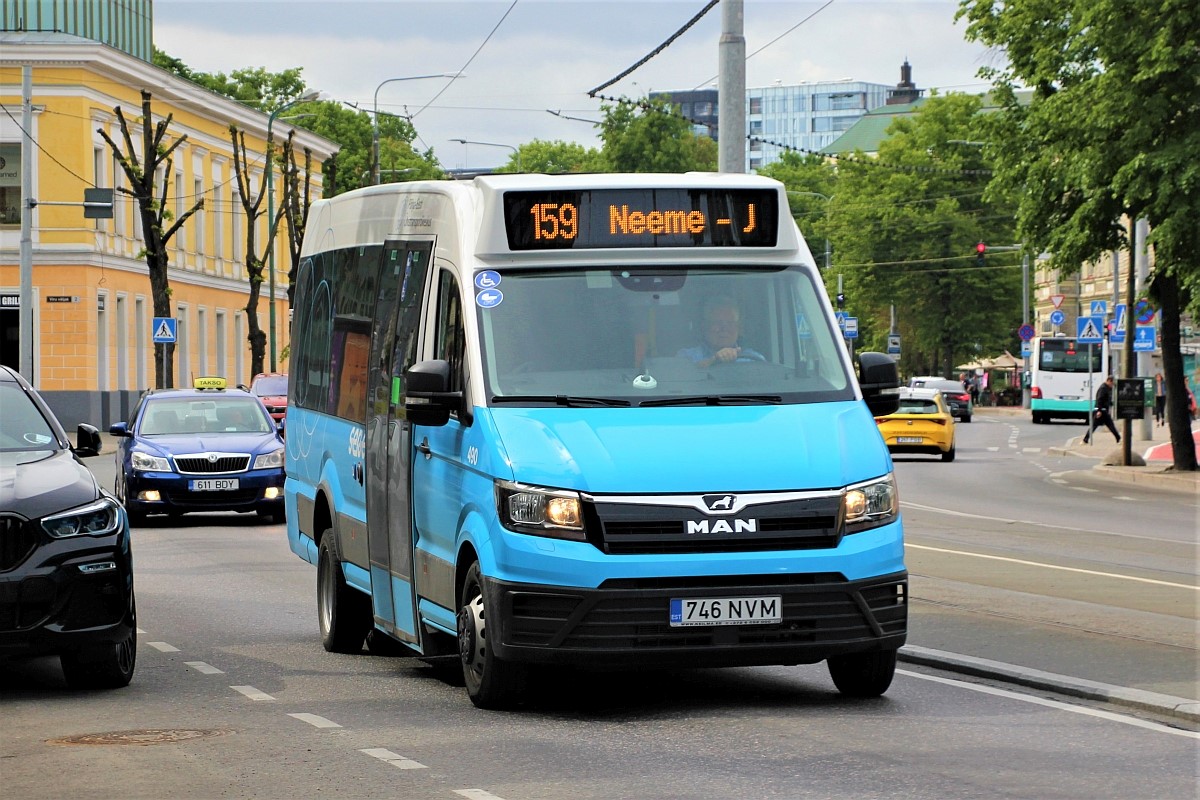 Tallinn, MAN TGE Intercity № 490