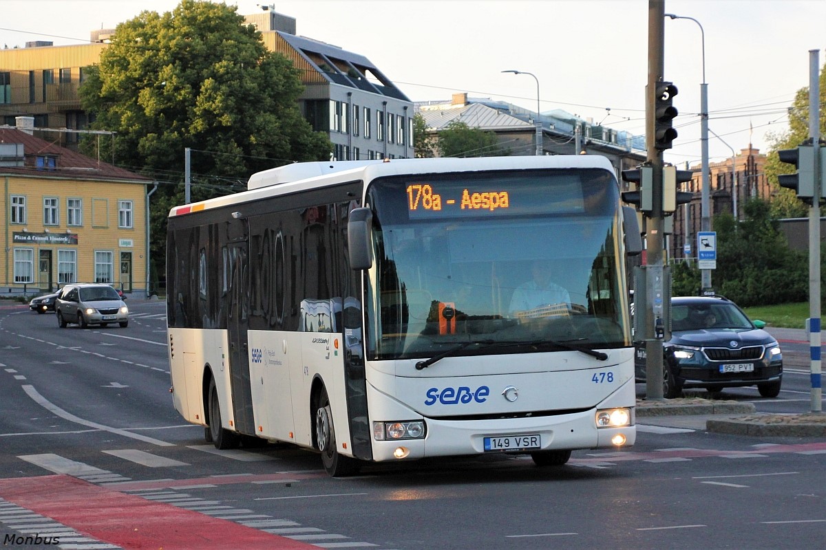 Tallinn, Irisbus Crossway LE 12.8M № 478