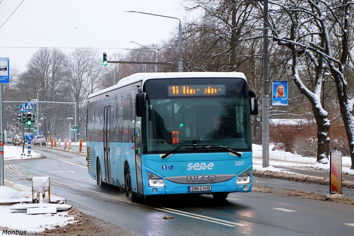 Tallinn, IVECO Crossway LE Line 12M № 307