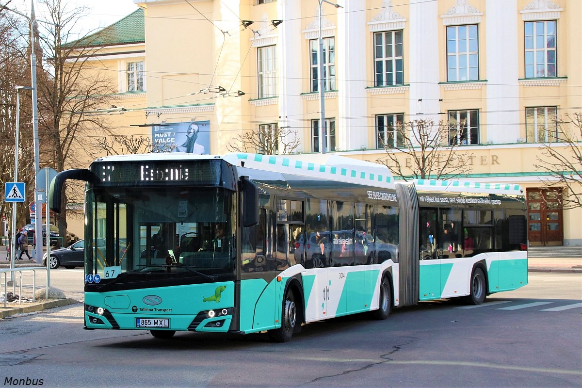 Tallinn, Solaris Urbino IV 18 CNG № 3014
