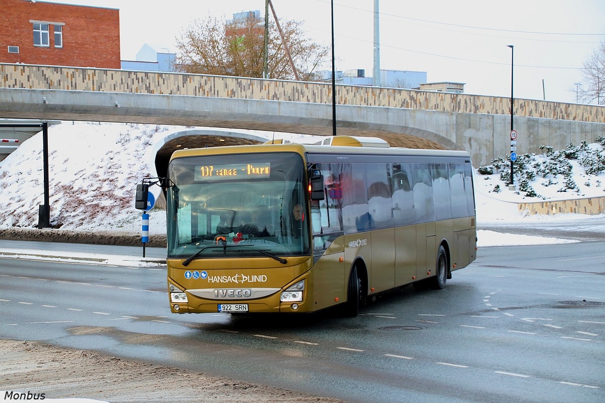 Tartu, IVECO Crossway LE Line 12M № 922 SRN