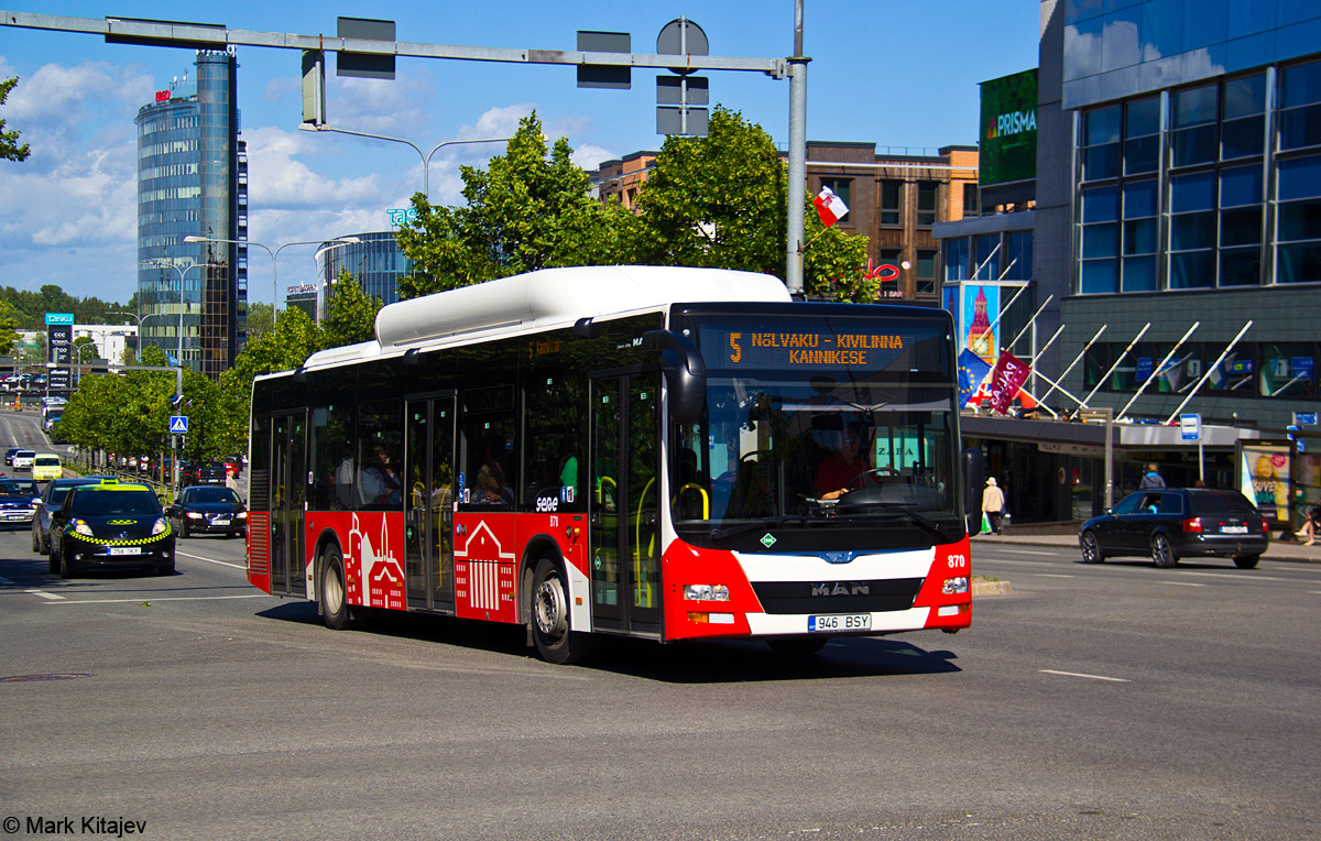 Tartu, MAN A21 Lion's City NL313 CNG № 870 - Pildi vaatamine - Eesti  busside andmebaas 